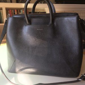 Matt & Nat Black Laptop Bag